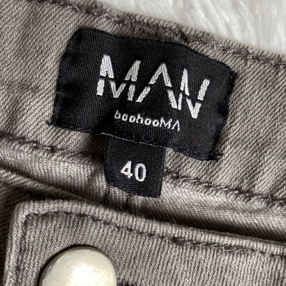 Boohoo Man Big & Tall Skinny Fit Shorts Mens Size 40 Fits Small Size 36 Waist - Picture 6 of 12